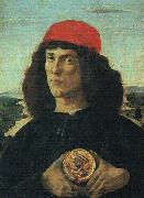Portrait of a Man with a Medal Botticelli